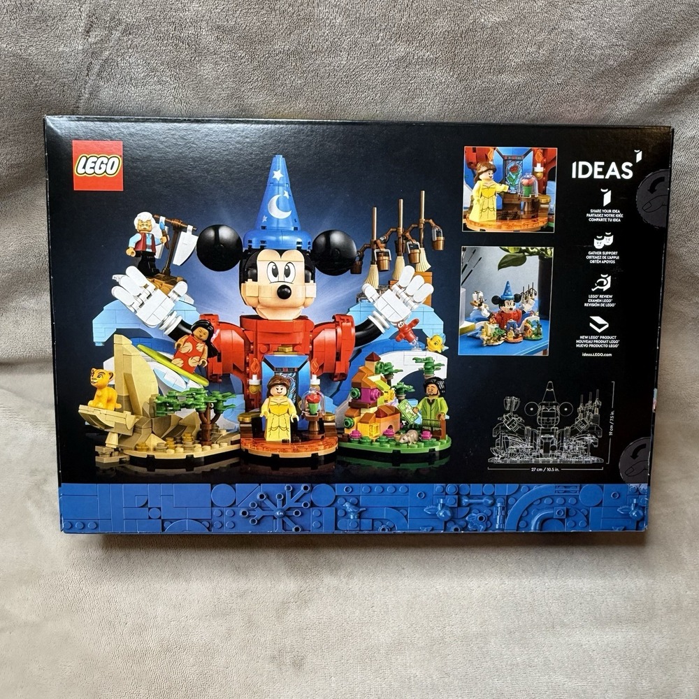 LEGO Ideas: Magic of Disney 21352 NEW Sealed Sorcerer's Apprentice Mickey Mouse